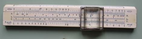 Post 1441, showing log & trig scales